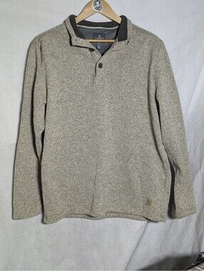 G.H. Bass & Co. Men’s XL Gray  Fleece-Lined Sweater